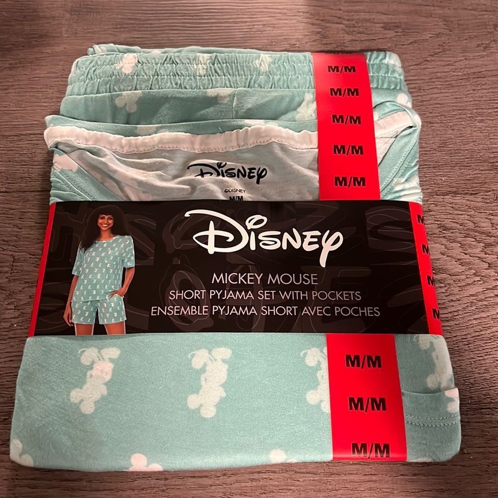Disney Mickey Short Pyjama set w/ pockets (M/L) - new with tag